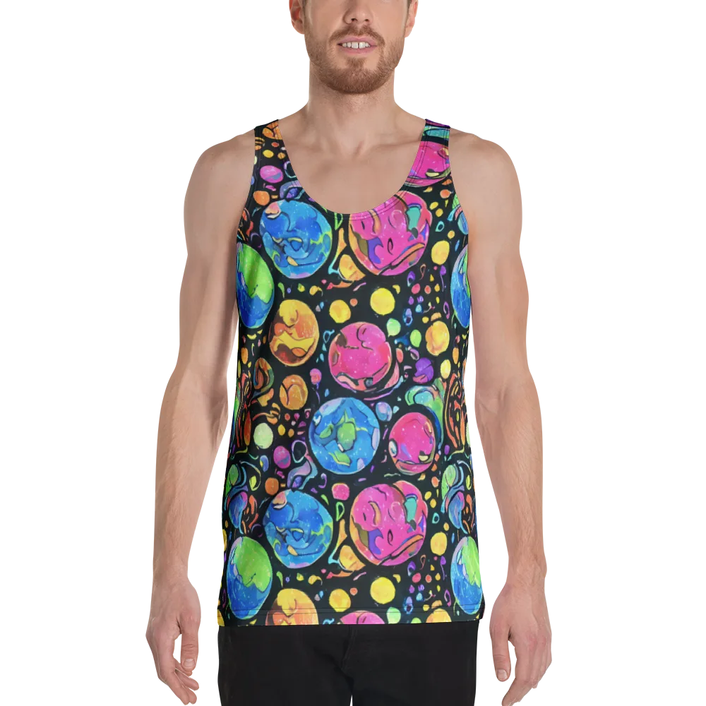Planet Playground on Men's Tank Top — Front