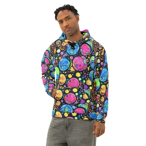 Planet Playground on a Cotton Hoodie