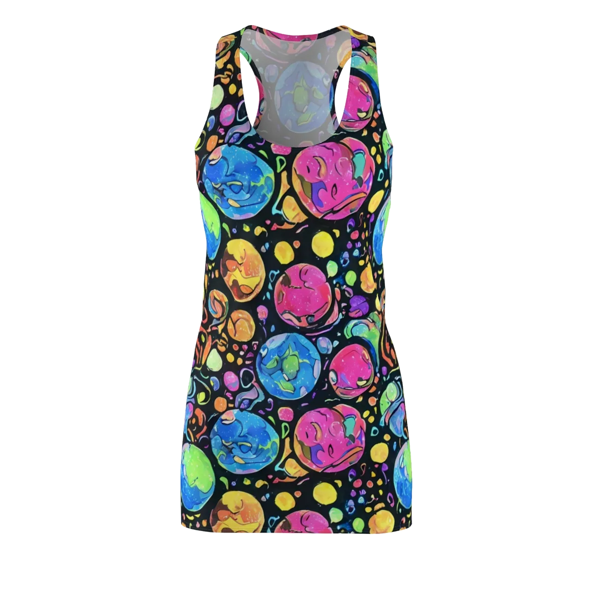 Planet Playground on Racerback Dress — Front
