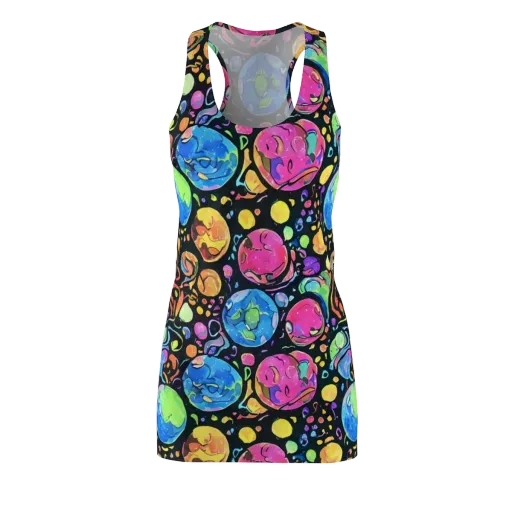 Planet Playground on a Racerback Dress