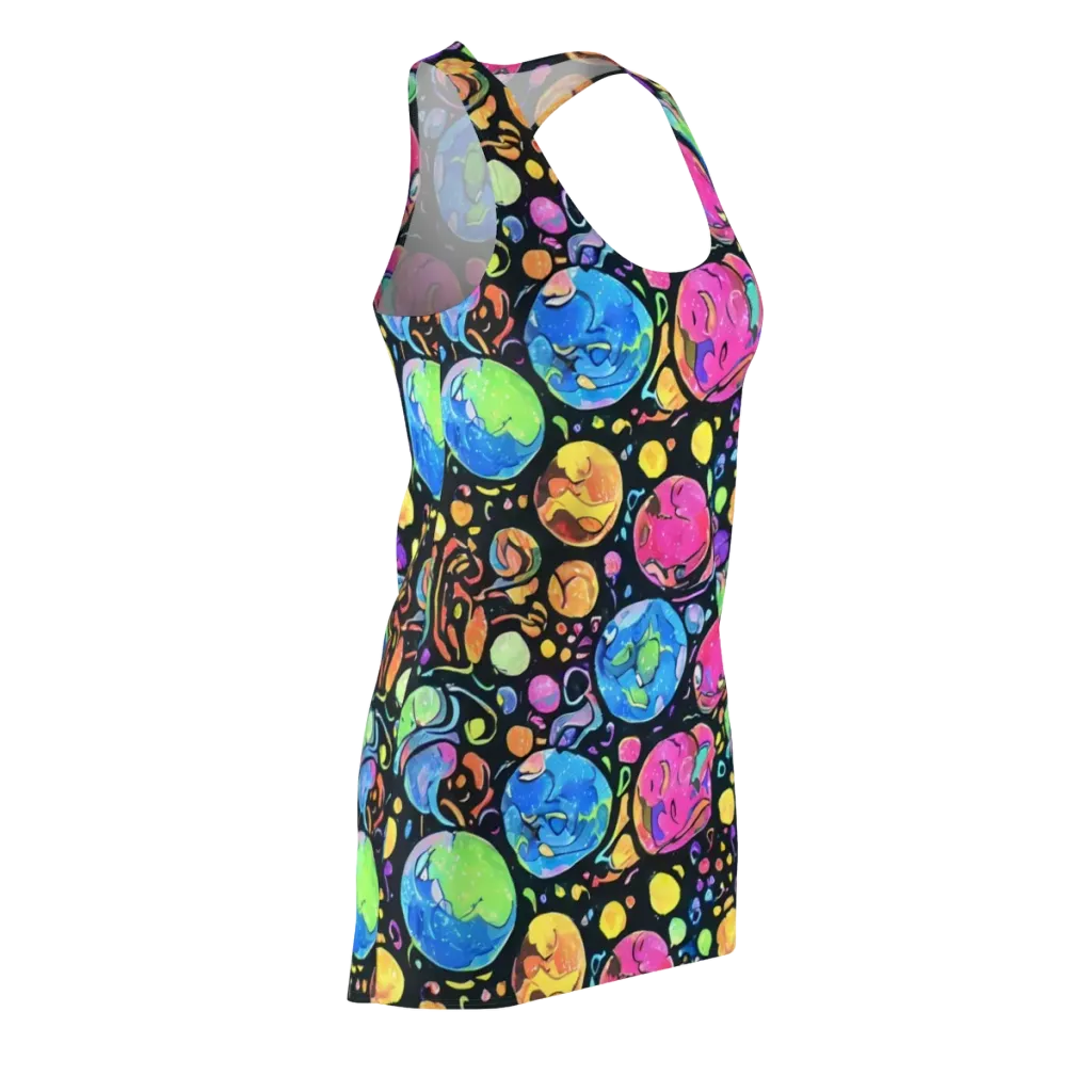 Planet Playground on Racerback Dress — Front Side