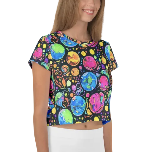Planet Playground on a Crop Tee