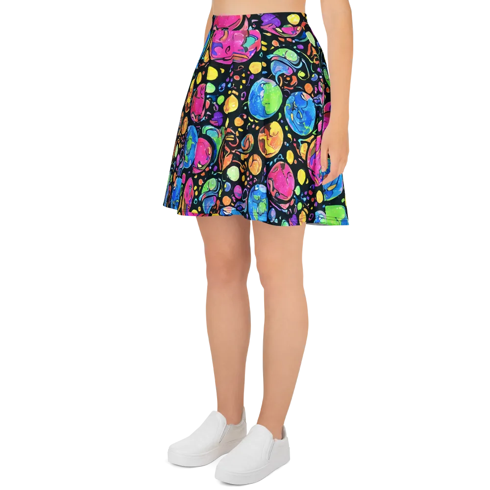 Planet Playground on Skater Skirt — Left