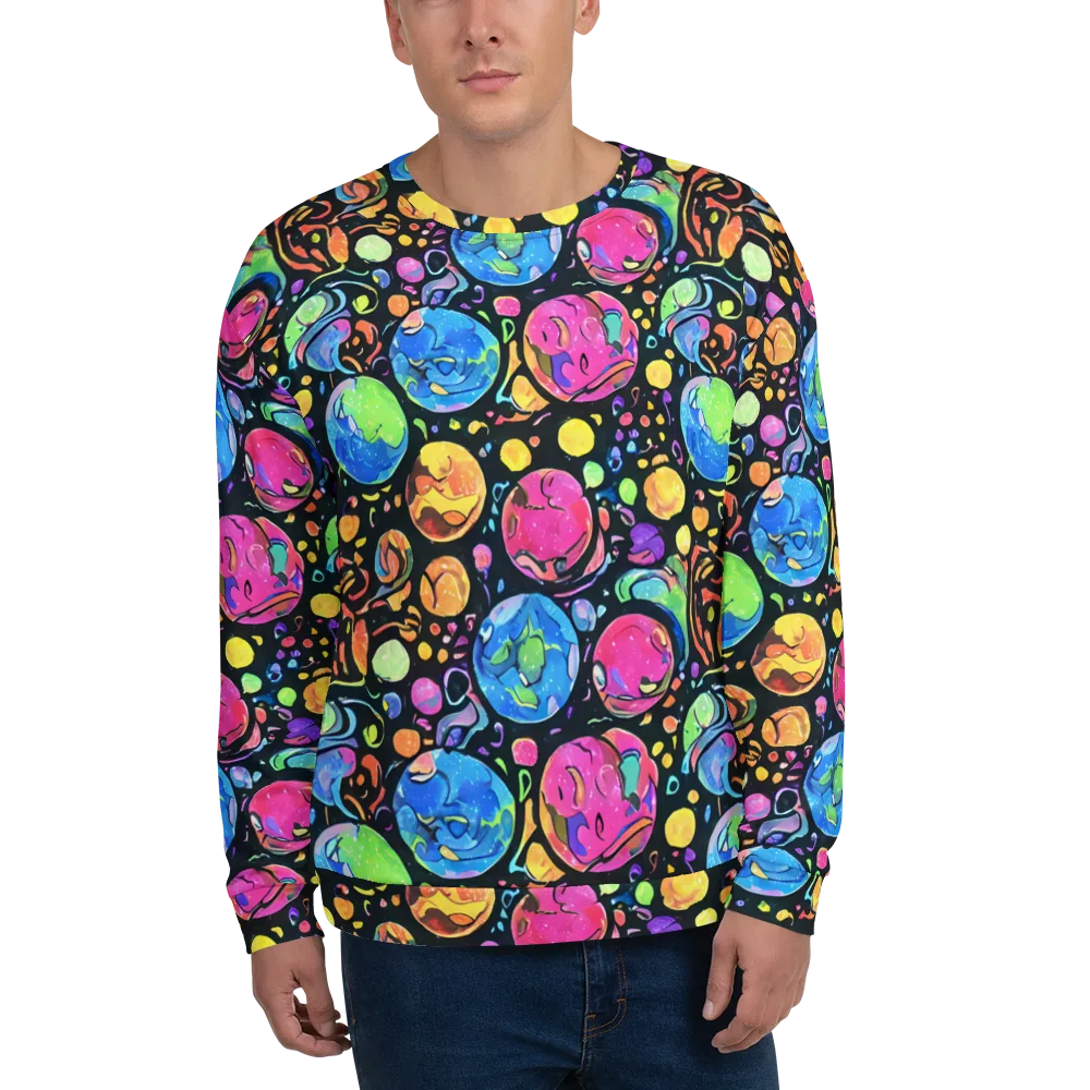 Planet Playground on Sweatshirt — Front