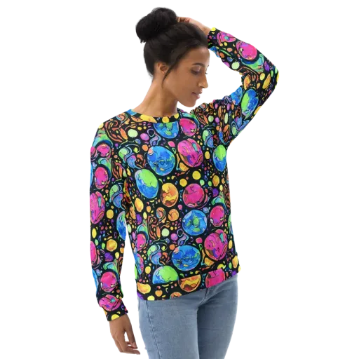 Planet Playground on a Sweatshirt