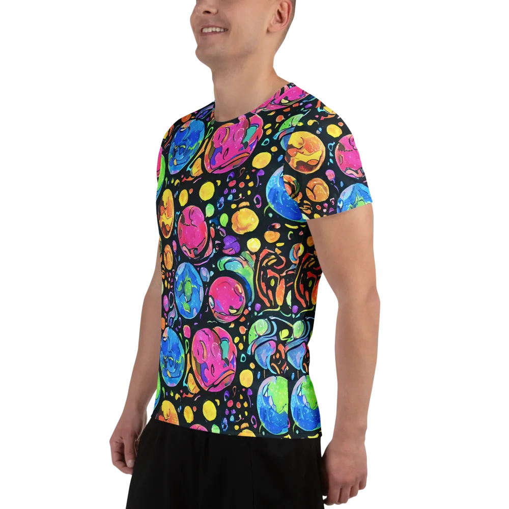 Planet Playground on Men's Athletic T-Shirt — Left