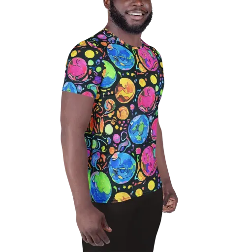 Planet Playground on a Men's Athletic T-Shirt