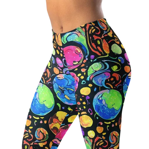 Planet Playground on a Leggings