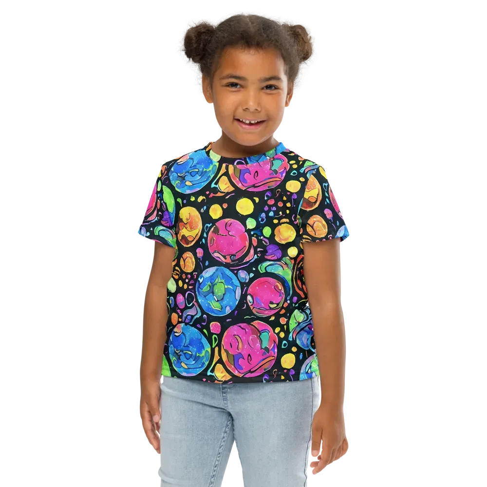 Planet Playground on Kids Crew Neck T-Shirt — Front