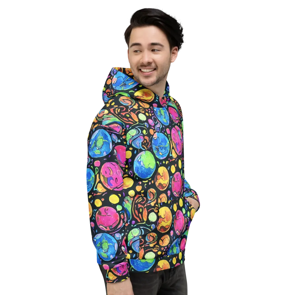 Planet Playground on Hoodie — Right