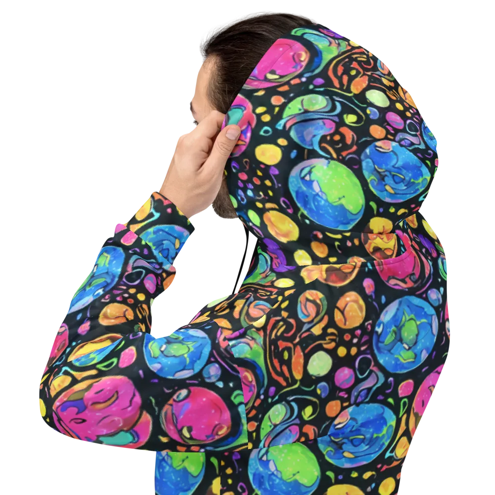 Planet Playground on Hoodie — Back