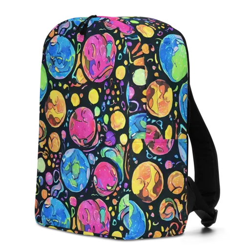 Planet Playground on a Minimalist Backpack