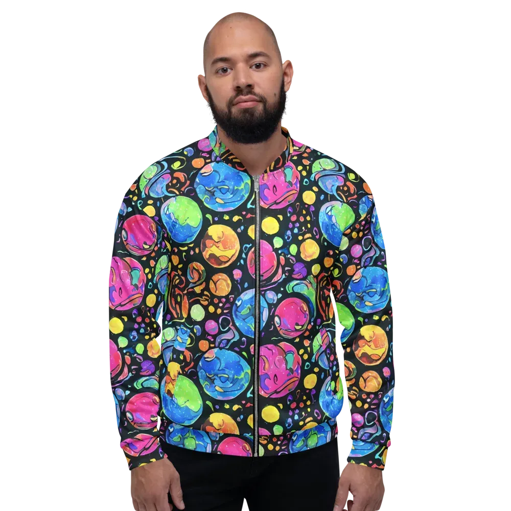 Planet Playground on Bomber Jacket — Front
