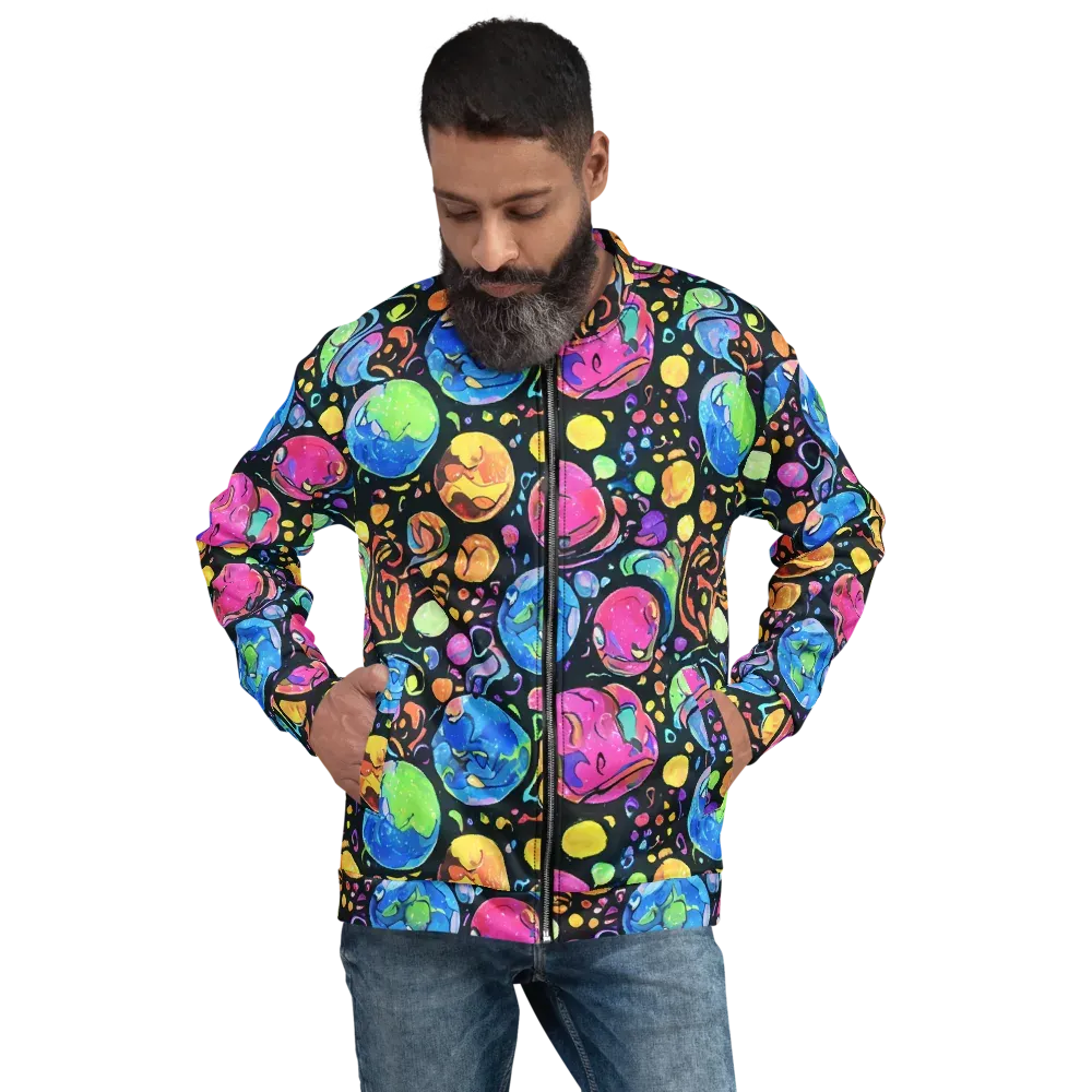 Planet Playground on Bomber Jacket — Front