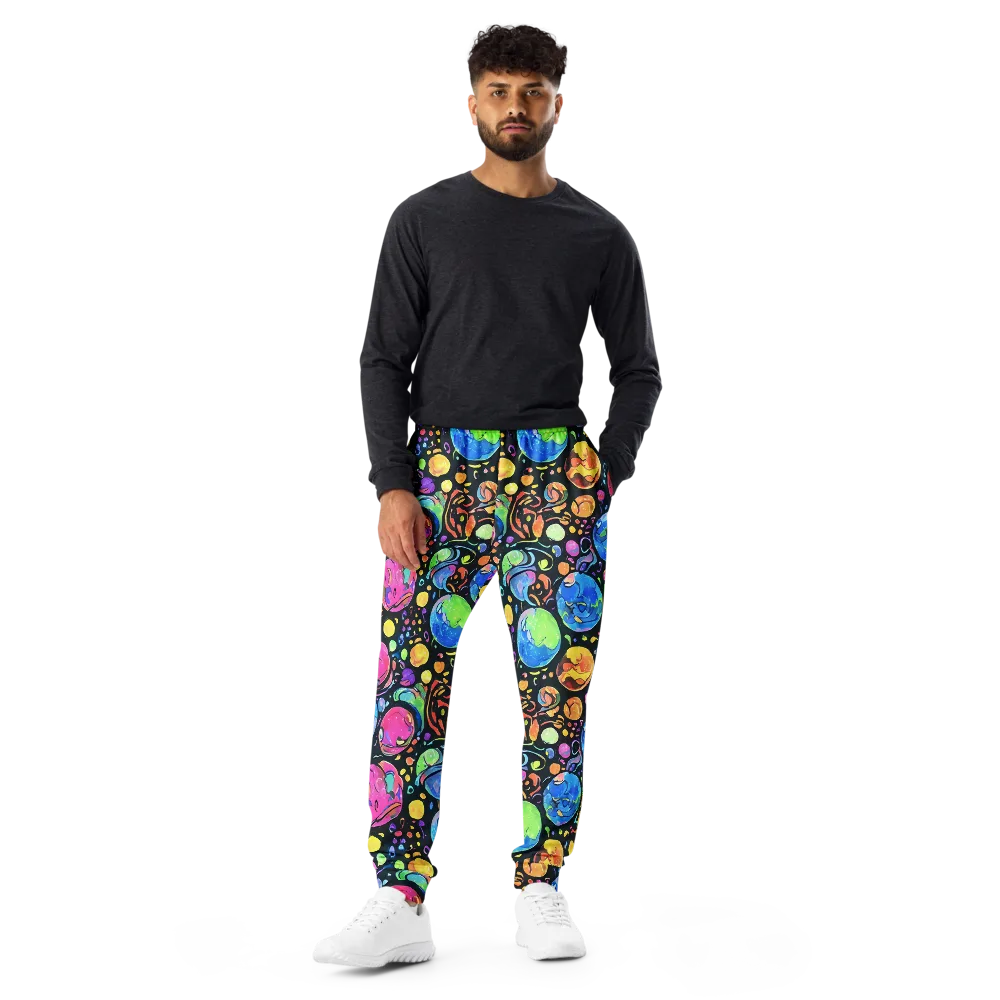 Planet Playground on Men's Joggers — Front