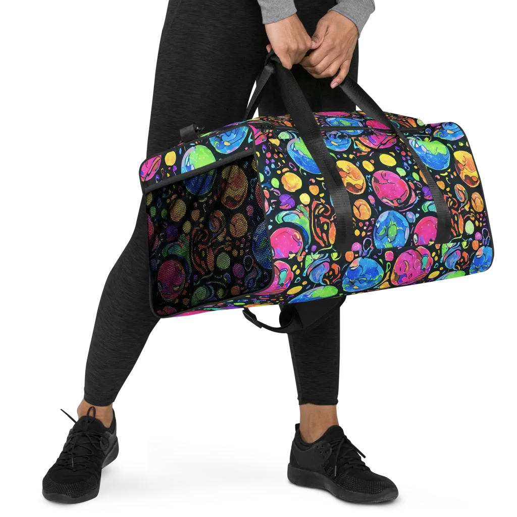 Planet Playground on Duffle Bag — Right Front