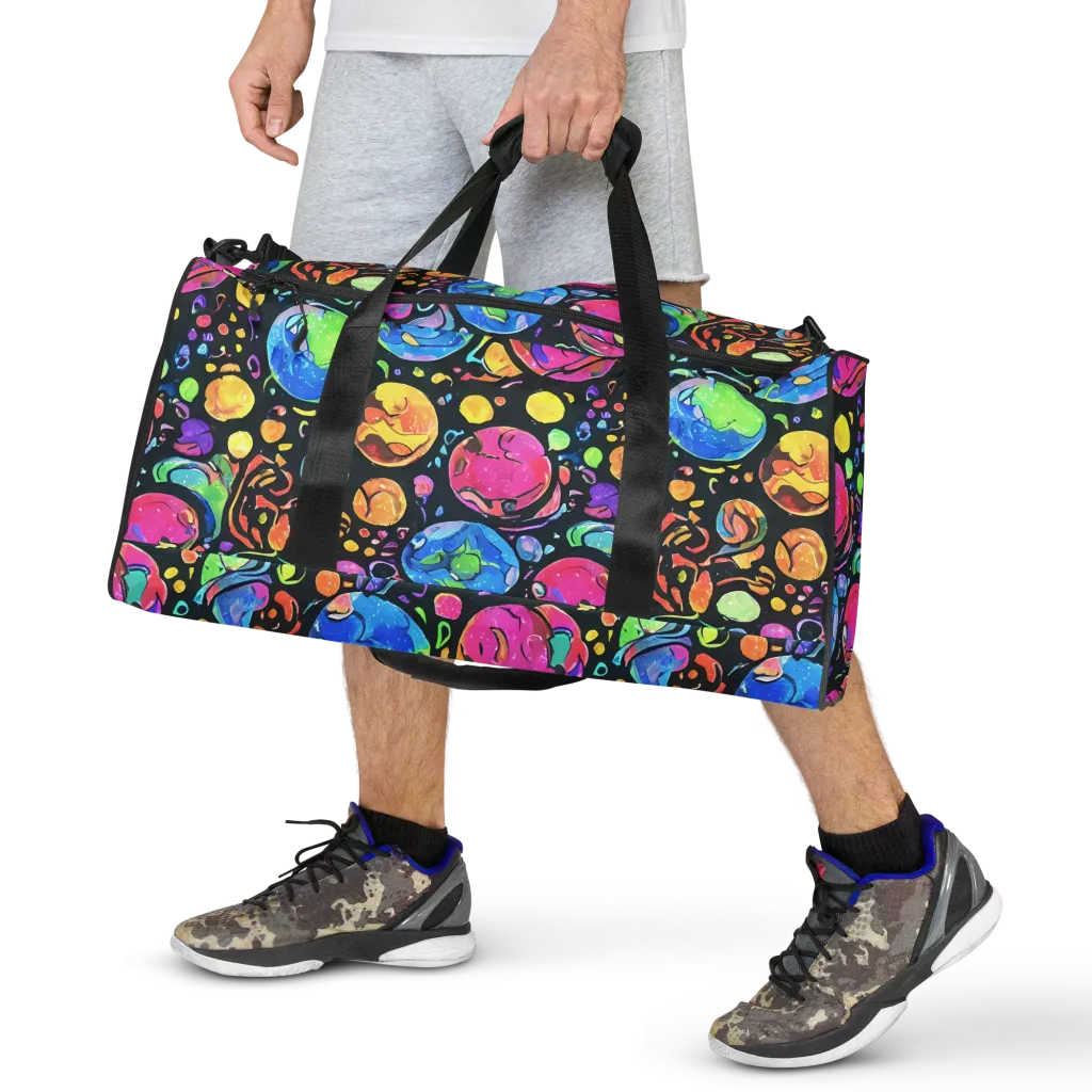 Planet Playground on Duffle Bag — Front