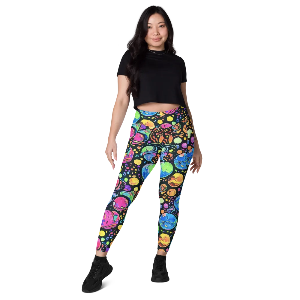 Planet Playground on Leggings with Pockets — Front