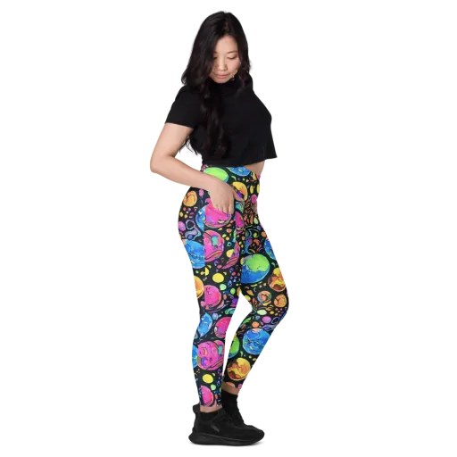 Planet Playground on a Leggings with Pockets