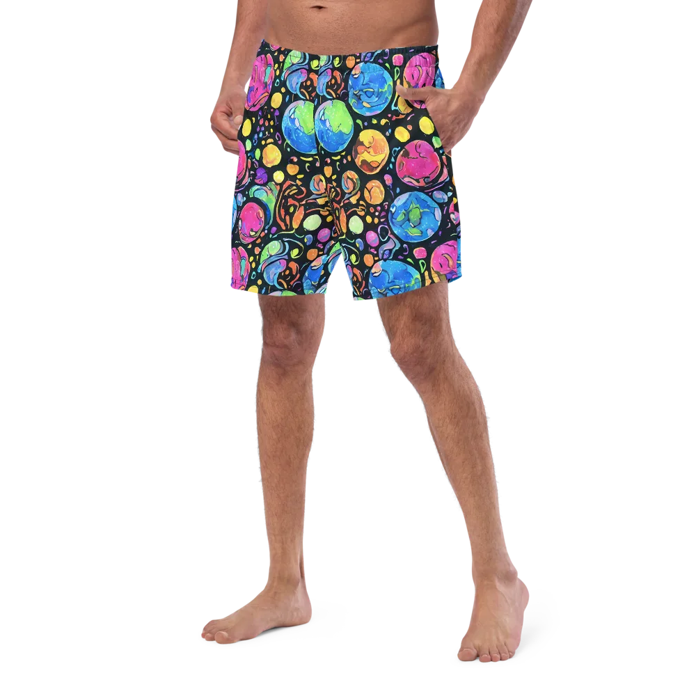 Planet Playground on Swim Trunks — Left Front