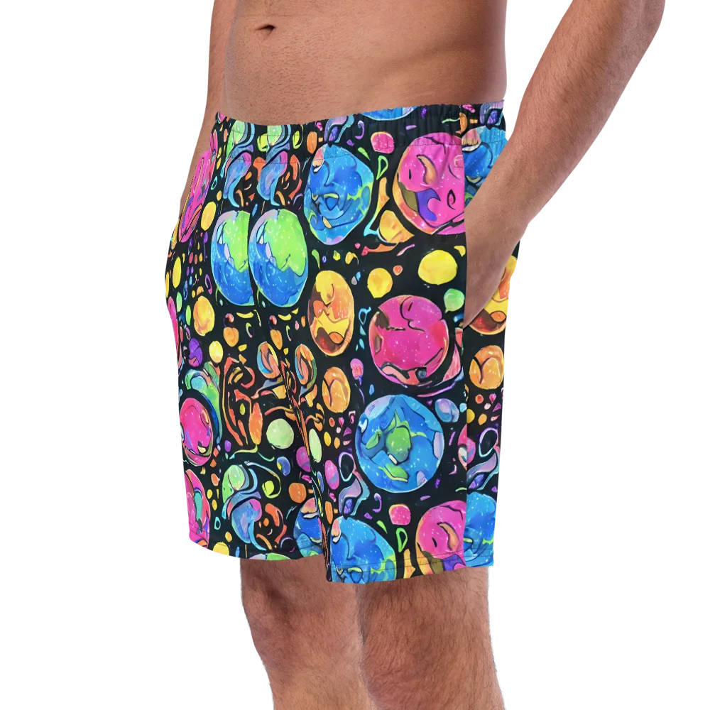 Planet Playground on Swim Trunks — Left Front