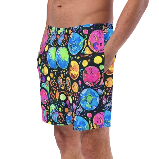 Planet Playground on a Swim Trunks