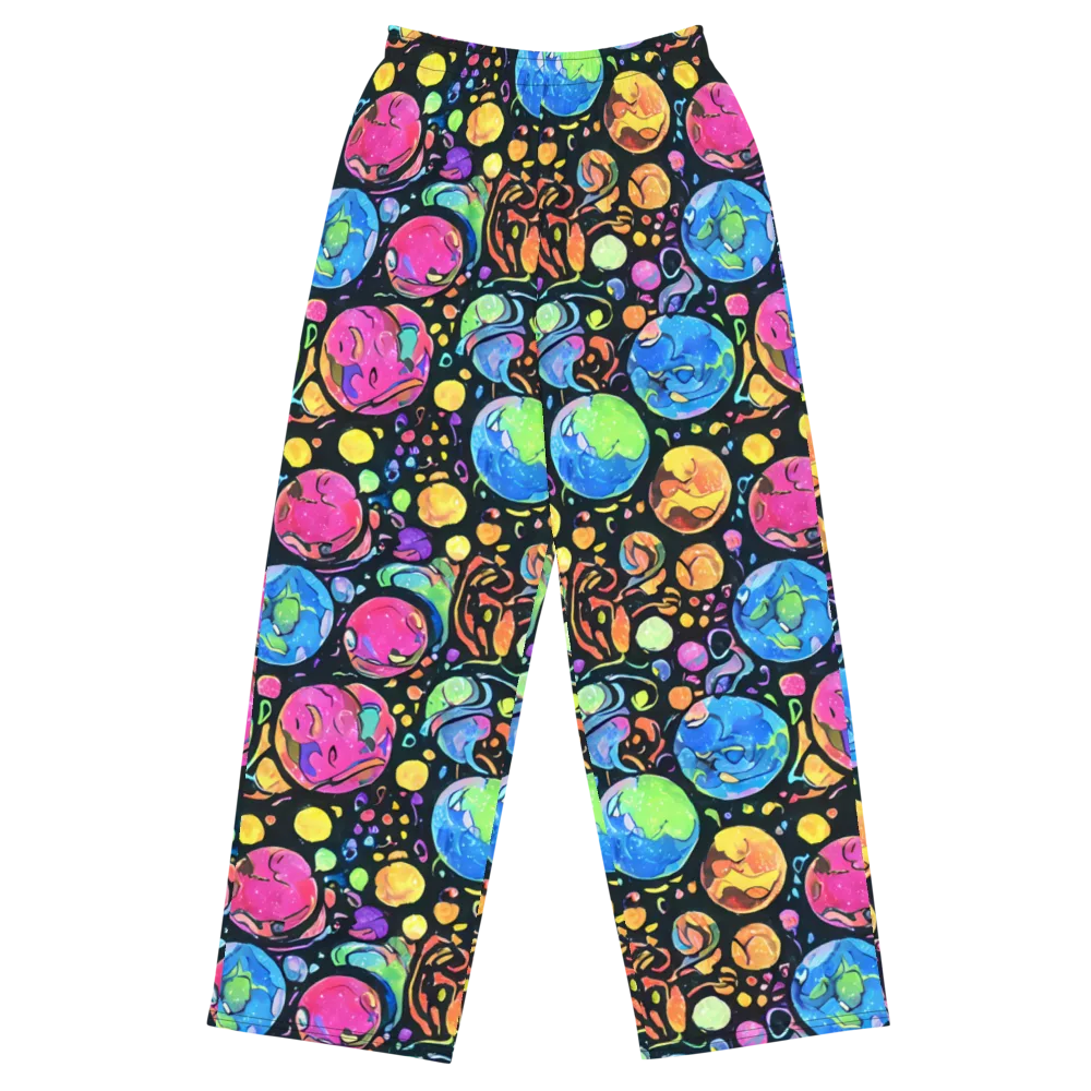 Planet Playground on Wide-Leg Pants — Front