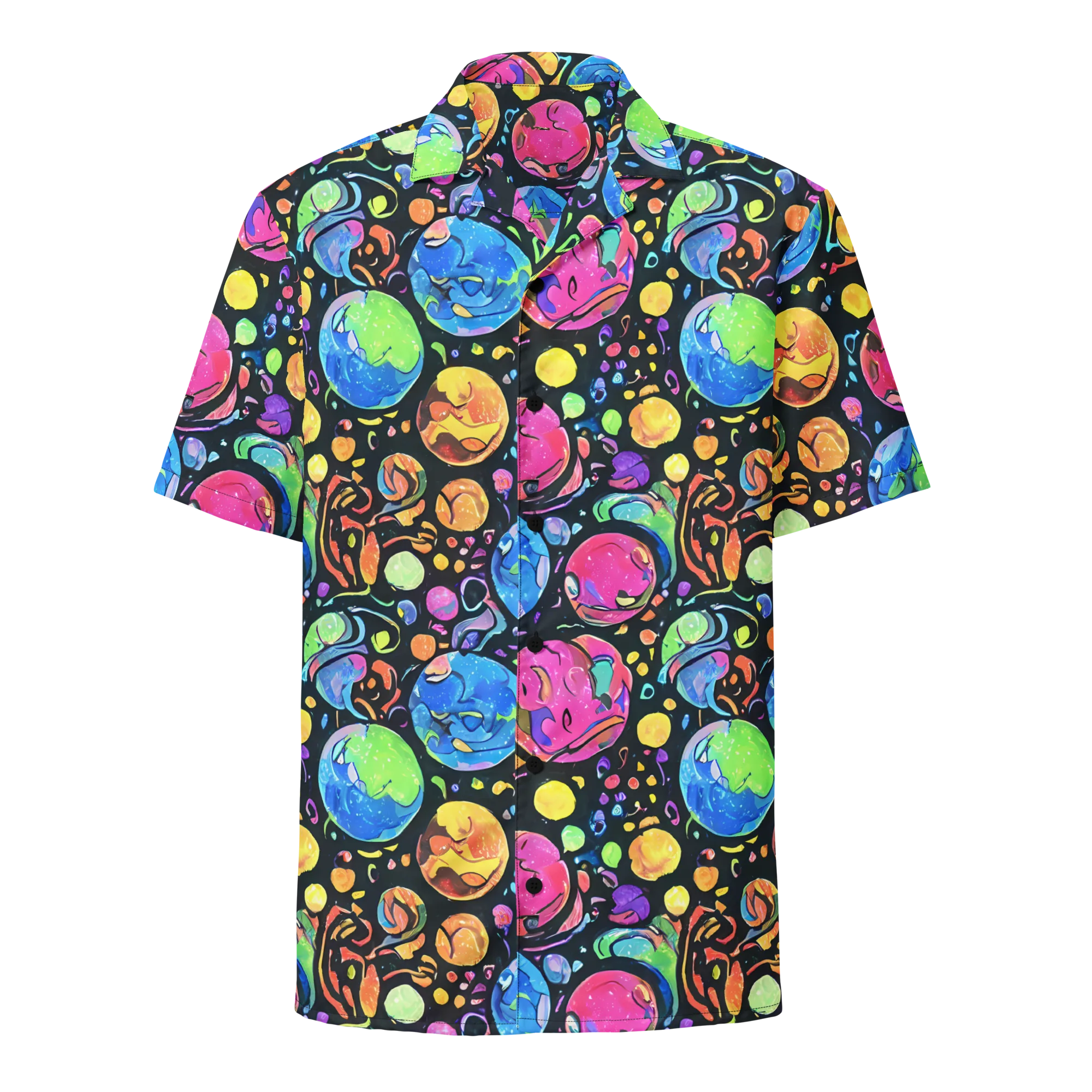 Planet Playground on Button Shirt — Front