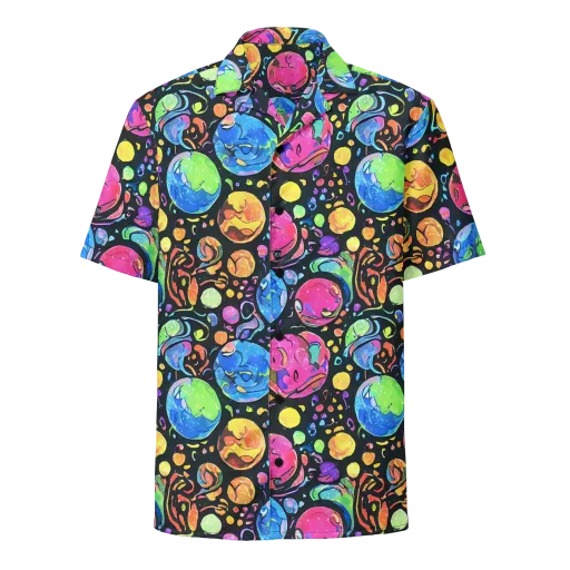 Planet Playground on a Button Shirt