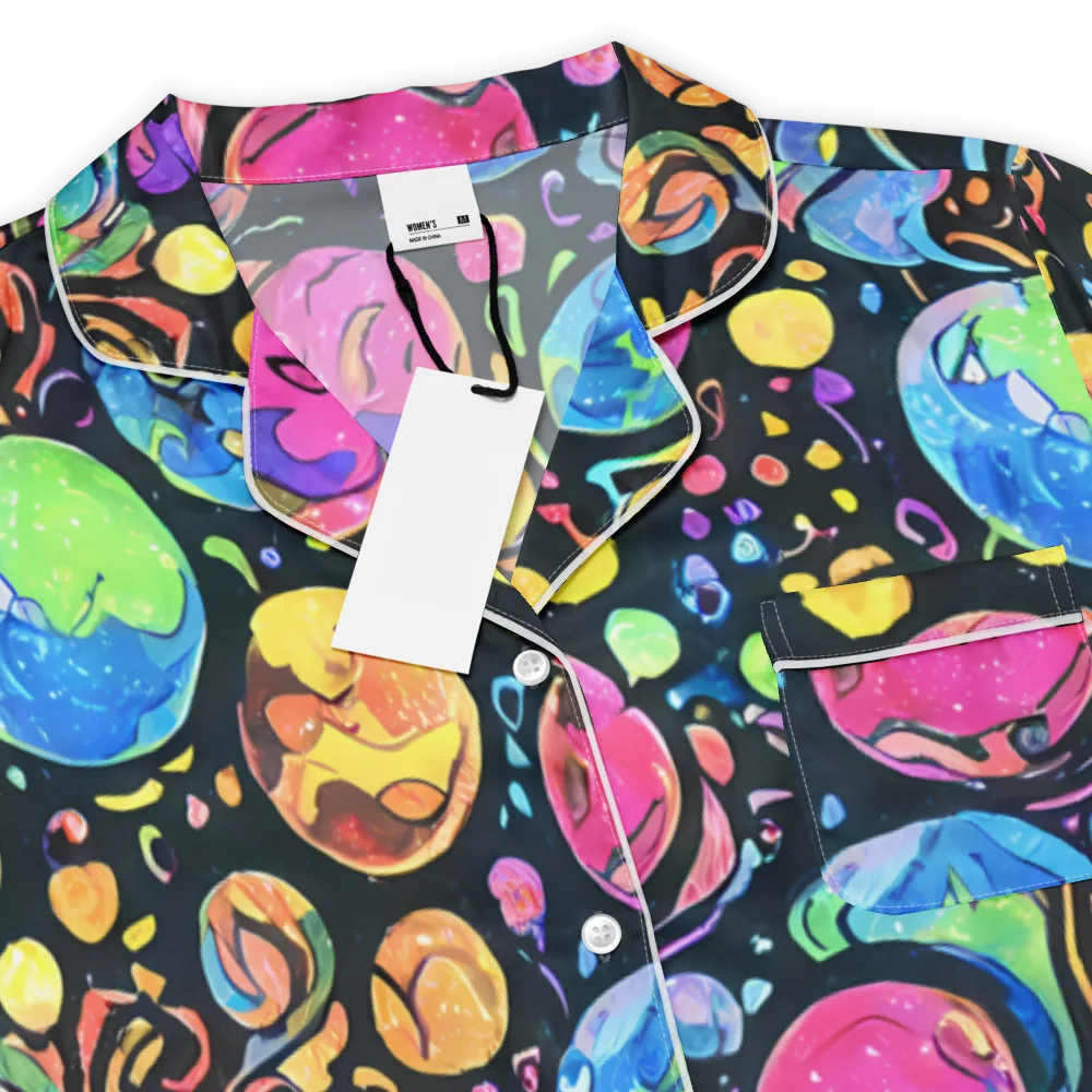 Planet Playground on Women's Short Sleeve Pajama Top — Product details