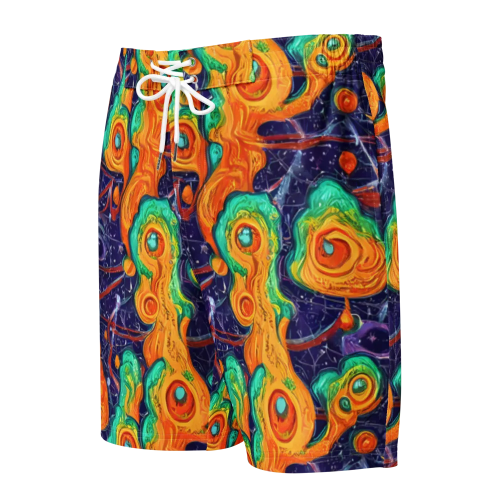 Flame And Frequency on Men's Board Shorts — Front