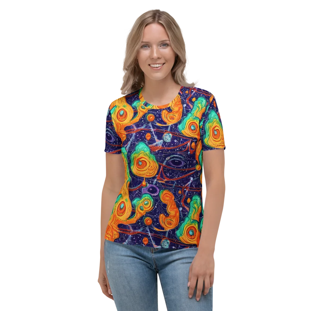 Flame And Frequency on Women's Crew Neck T-Shirt — Front