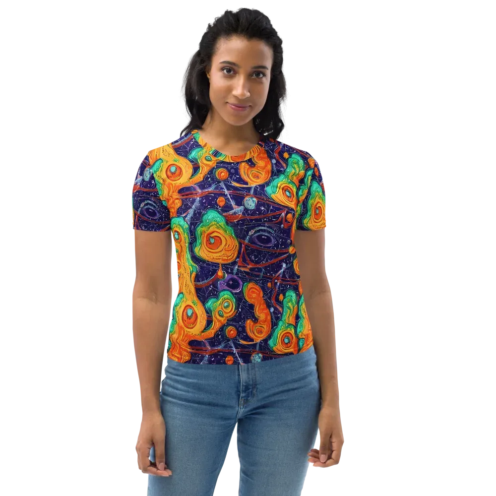 Flame And Frequency on Women's Crew Neck T-Shirt — Front