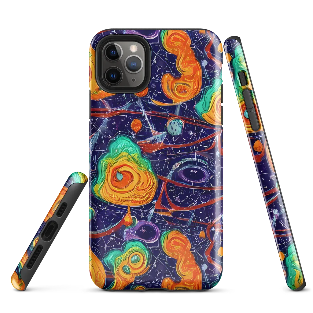 Flame And Frequency on Tough Case for iPhone® — Front