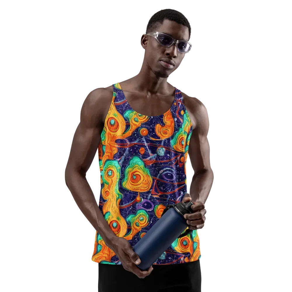 Flame And Frequency on Men's Tank Top — Front