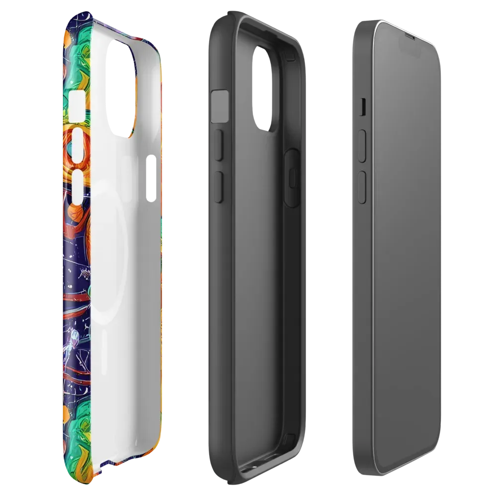 Flame And Frequency on MagSafe Tough Case for iPhone® — Front