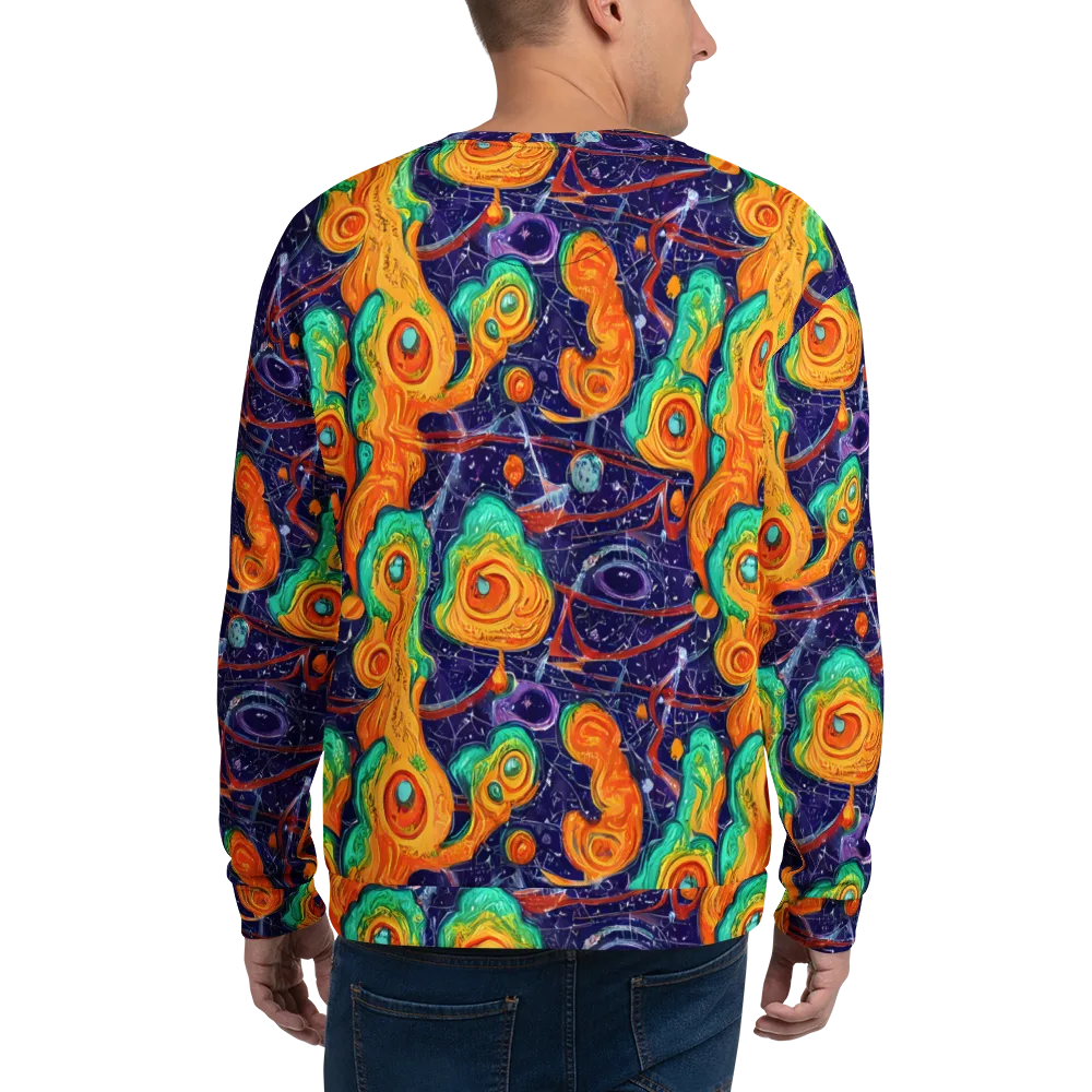 Flame And Frequency on Sweatshirt — Back