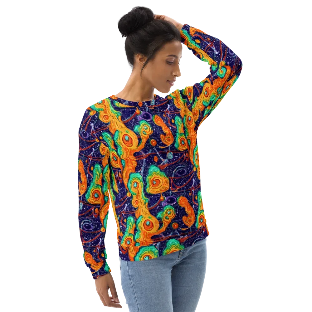 Flame And Frequency on Sweatshirt — Right Front
