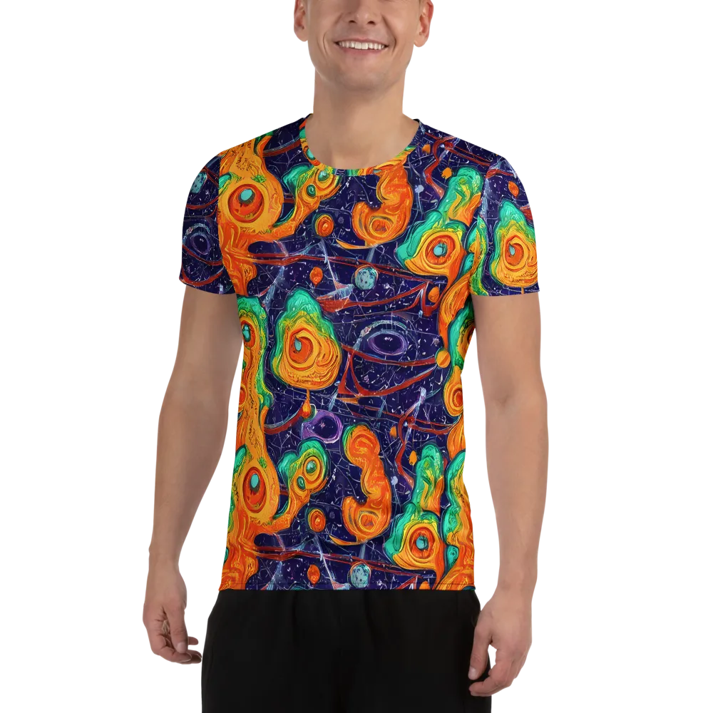 Flame And Frequency on Men's Athletic T-Shirt — Front