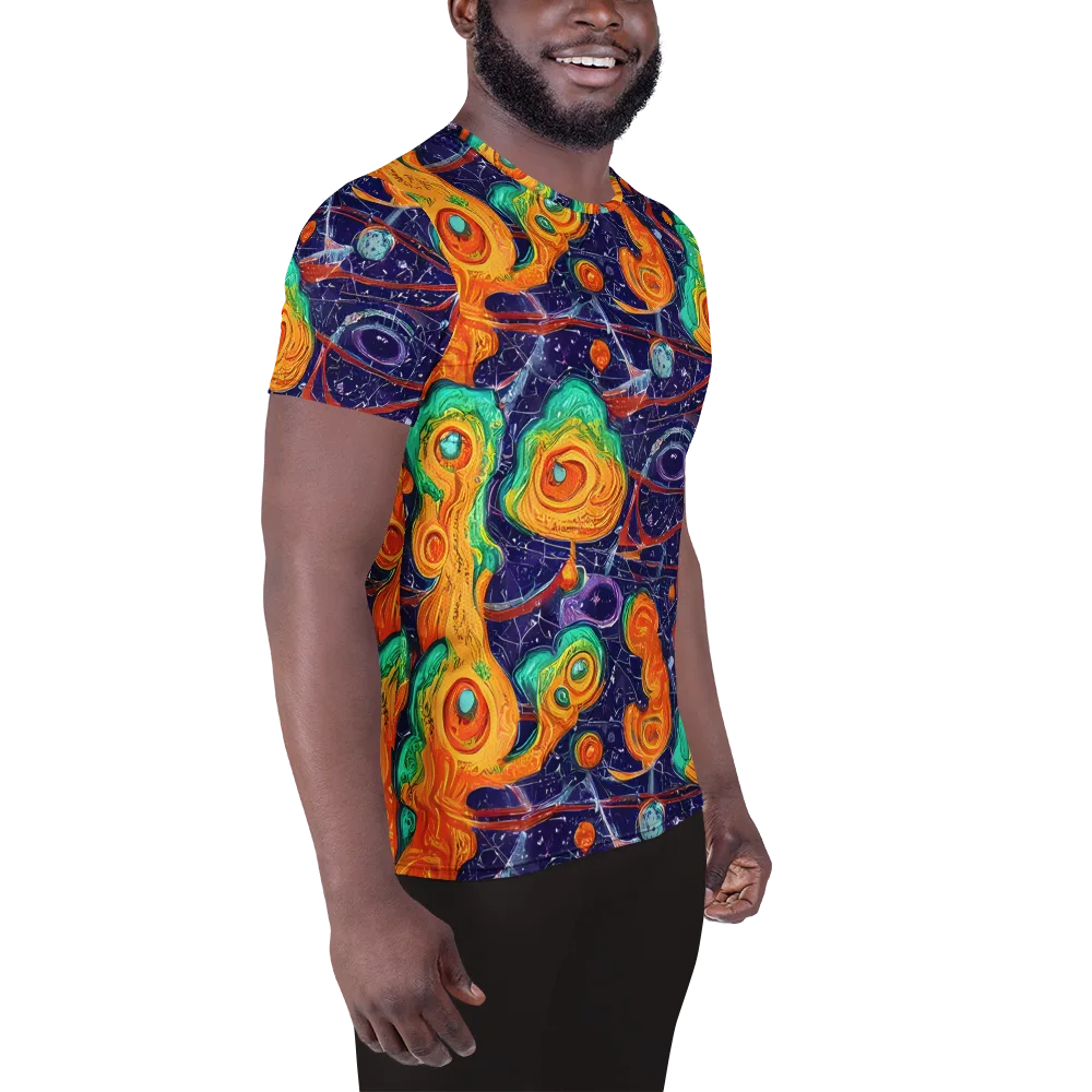 Flame And Frequency on Men's Athletic T-Shirt — Right