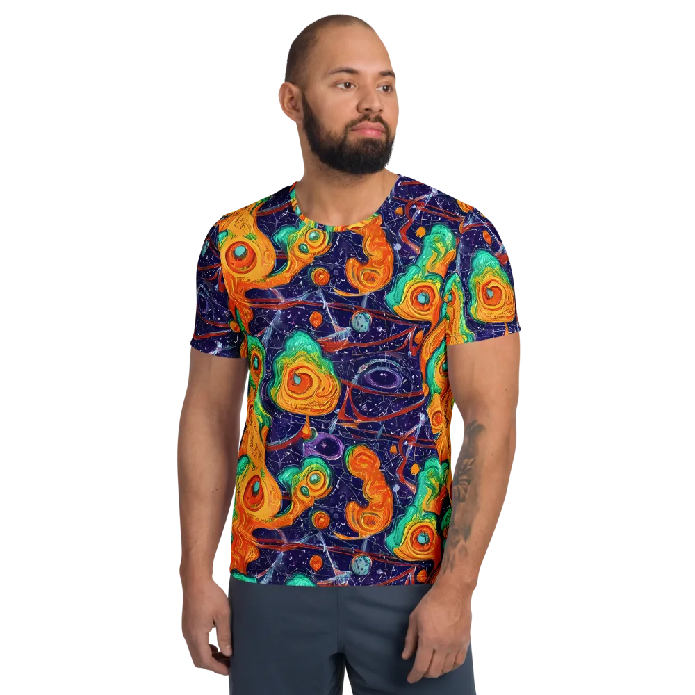 Flame And Frequency on Men's Athletic T-Shirt — Front