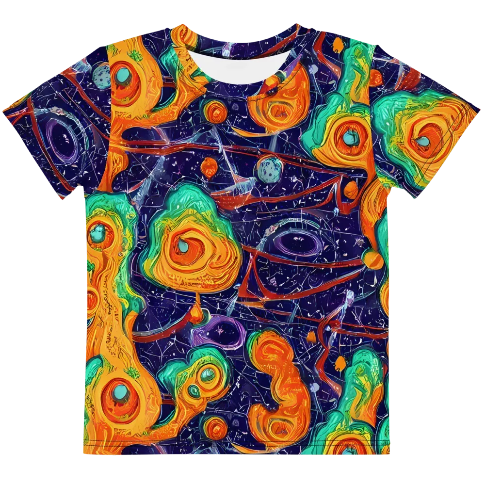 Flame And Frequency on Kids Crew Neck T-Shirt — Front