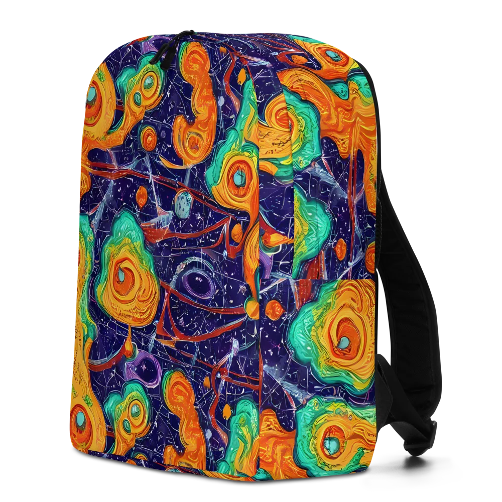 Flame And Frequency on Minimalist Backpack — Left
