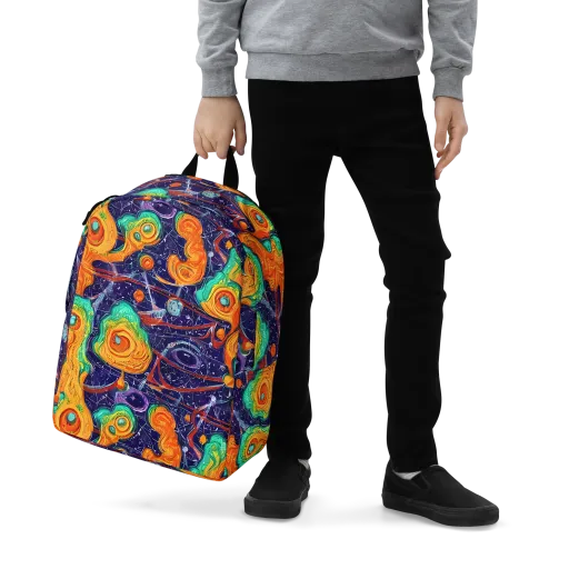 Flame And Frequency on a Minimalist Backpack