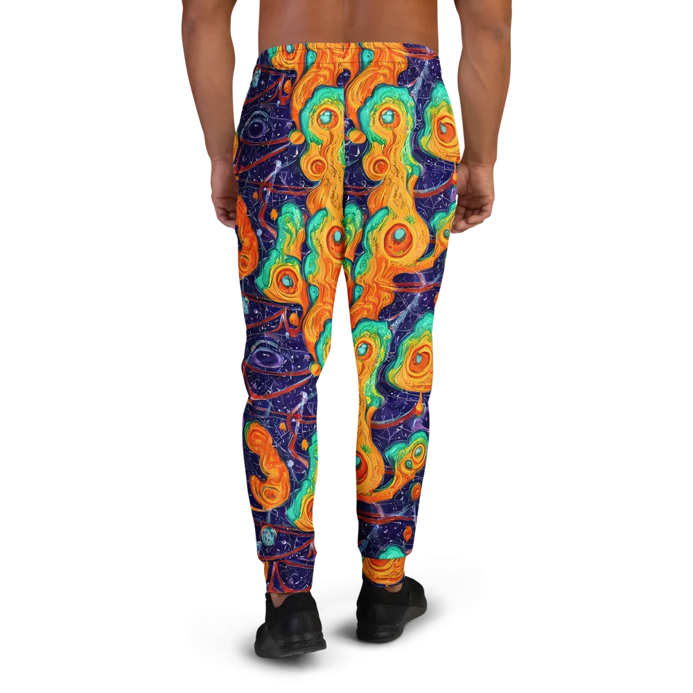Flame And Frequency on Men's Joggers — Back