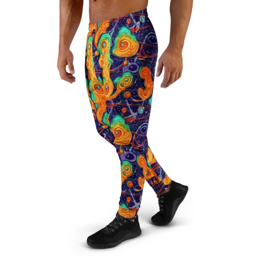 Flame And Frequency on a Men's Joggers