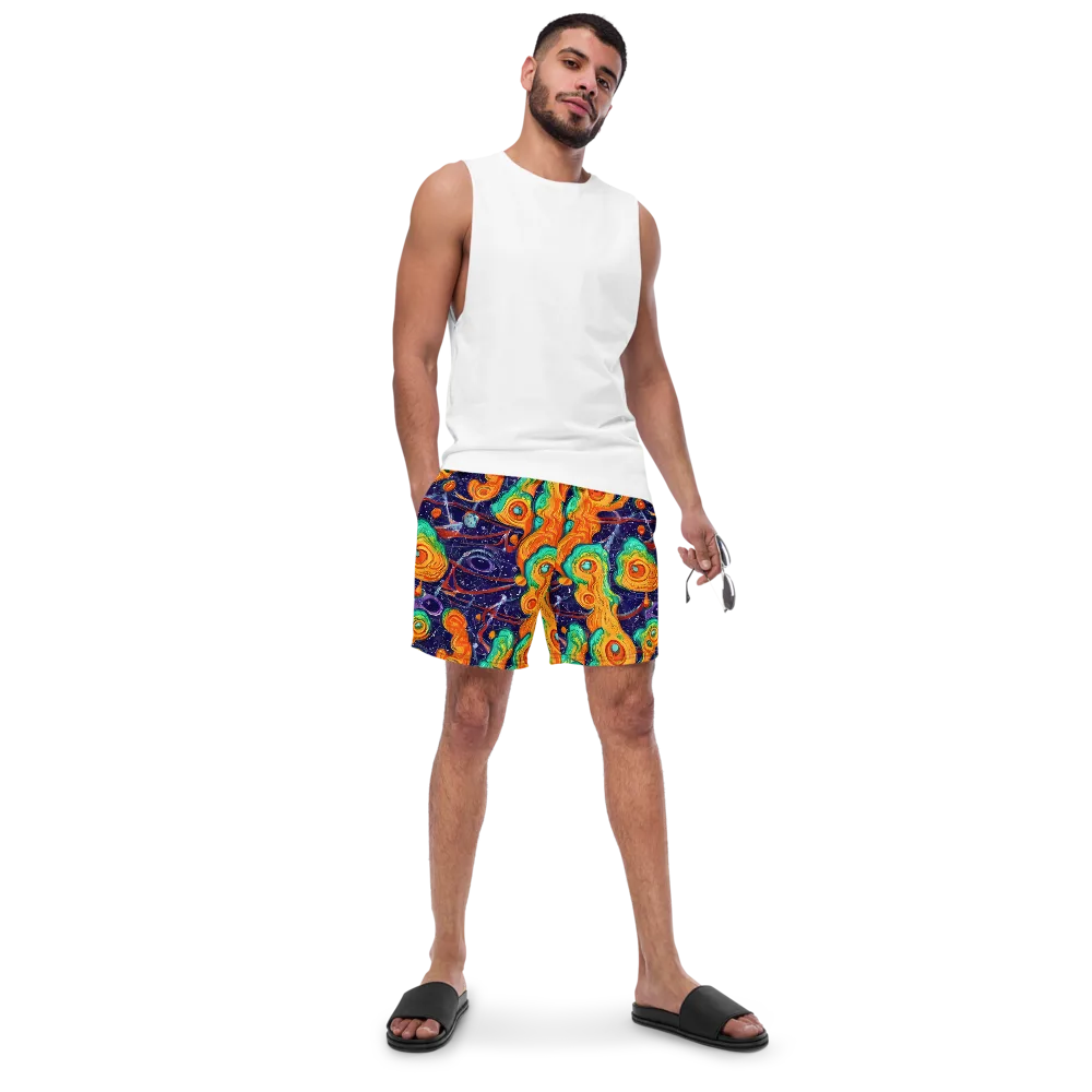 Flame And Frequency on Swim Trunks — Front