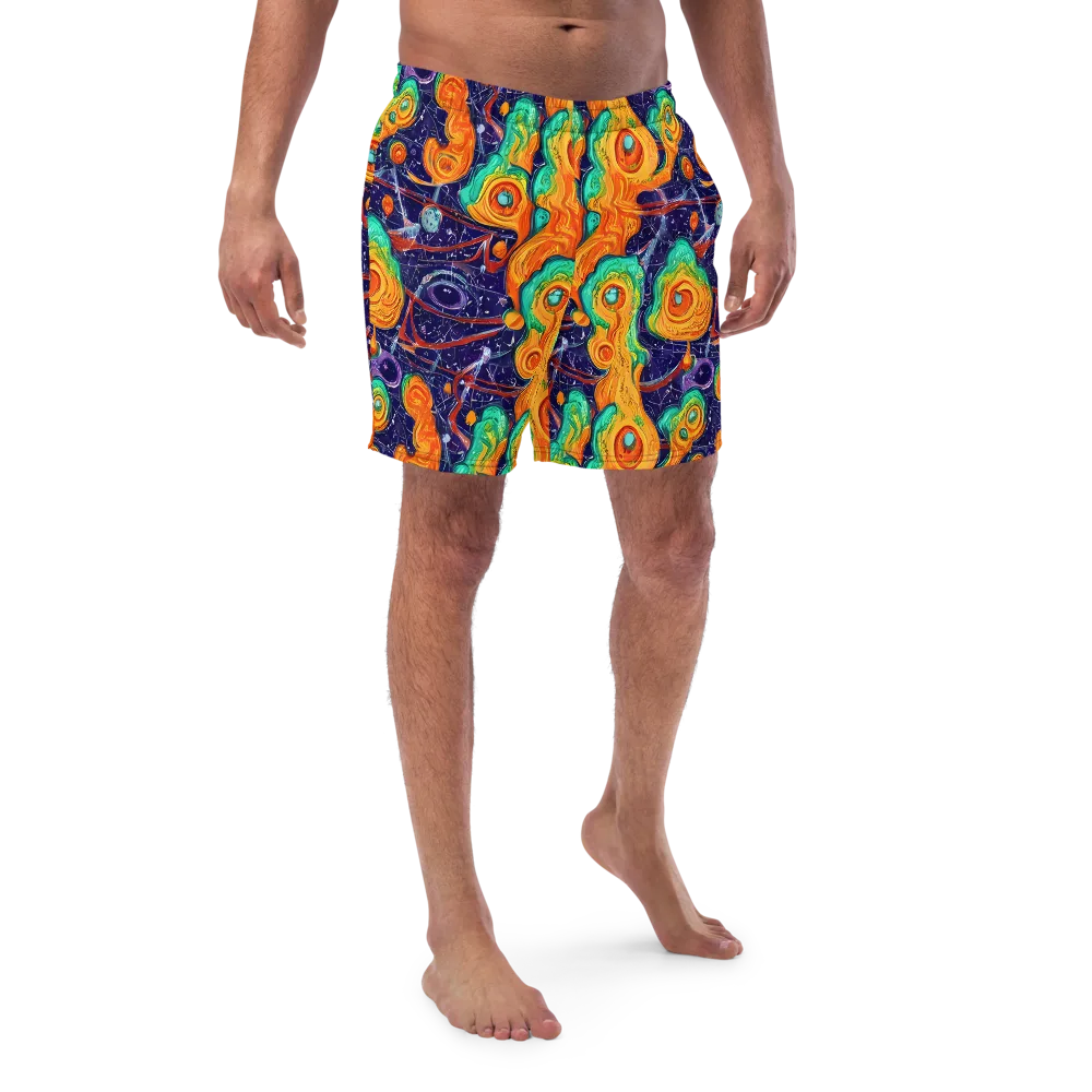 Flame And Frequency on Swim Trunks — Front