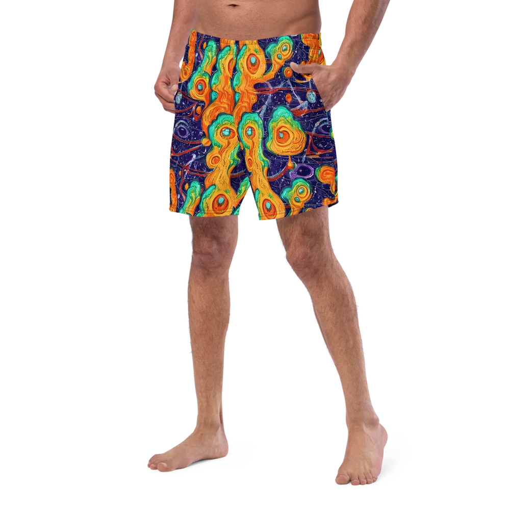 Flame And Frequency on Swim Trunks — Left Front