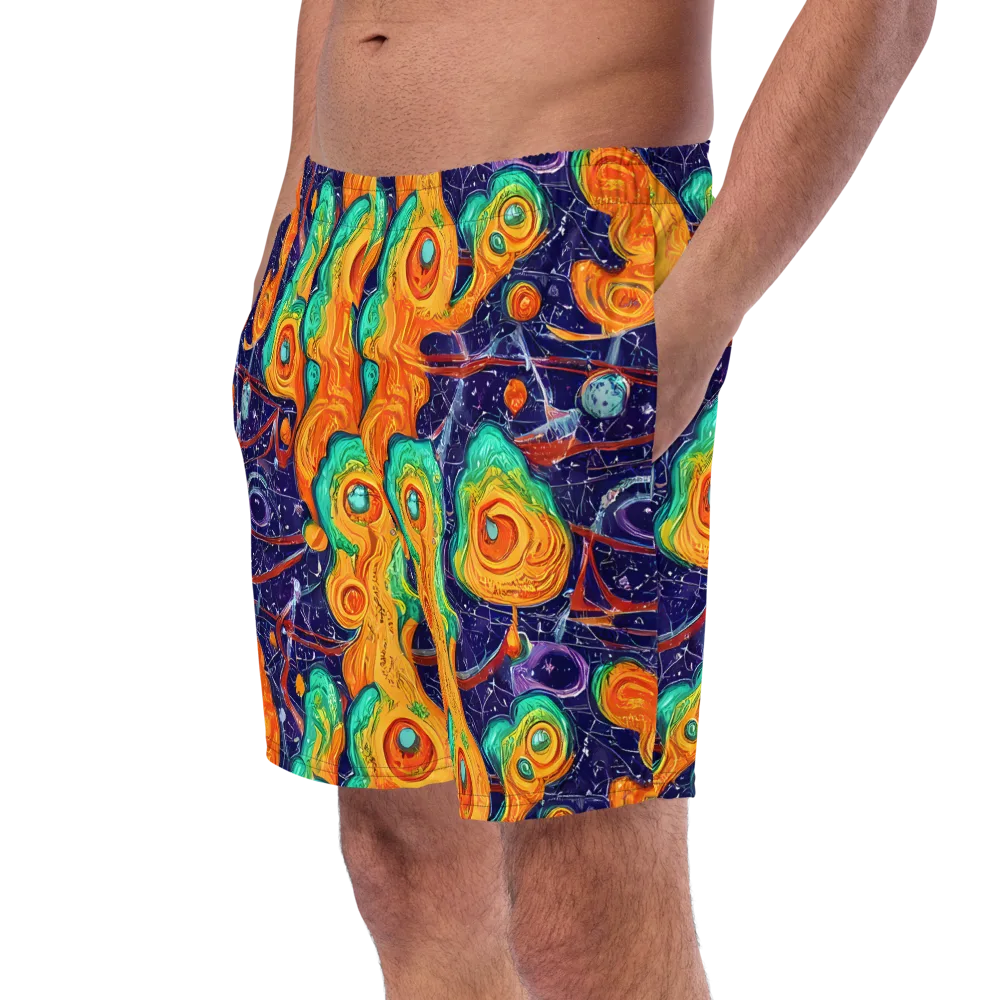 Flame And Frequency on Swim Trunks — Left Front